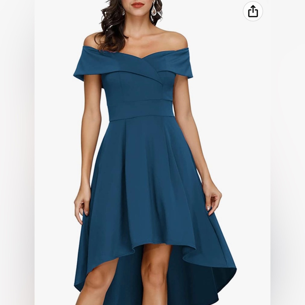 Hi-low cocktail dress
